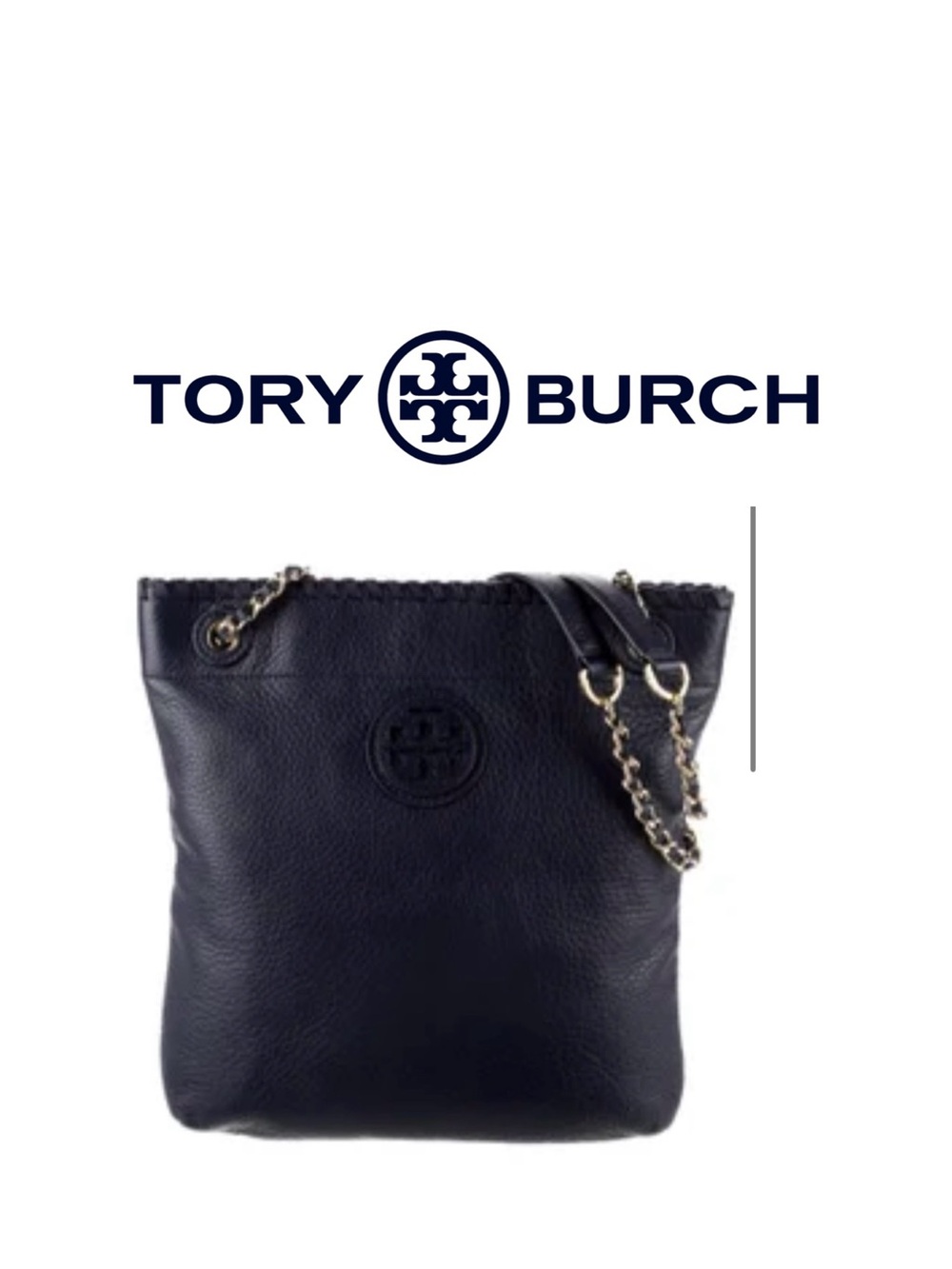 Tory Burch Pebbled Leather Handbag